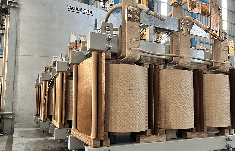 Vacuum oven drying for transformer core coil assembly